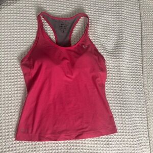 Nike Dri-FIT Pink Racerback Tank Top | Size M